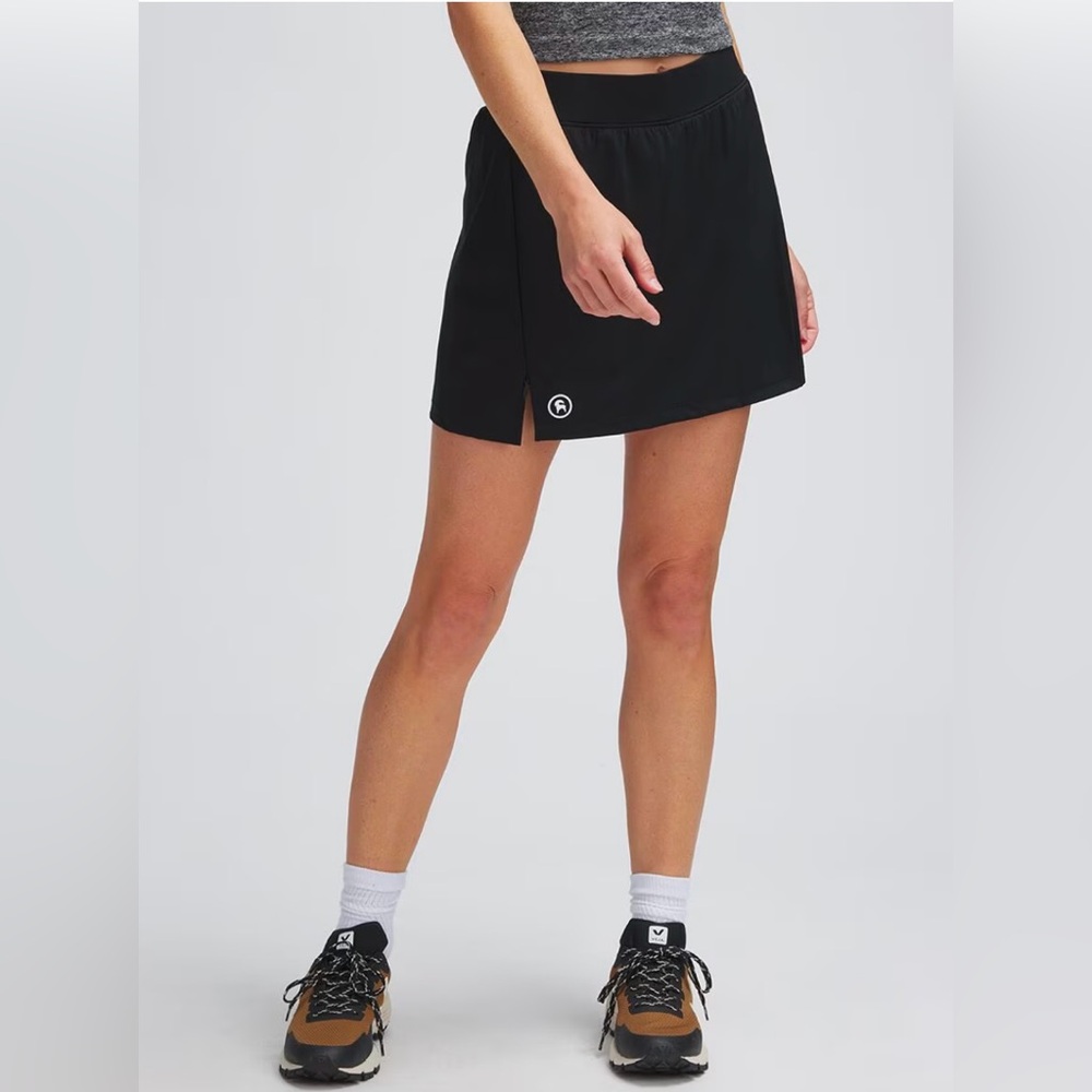 Women's Backcountry Performance Black Split Activewear Skort Size XL